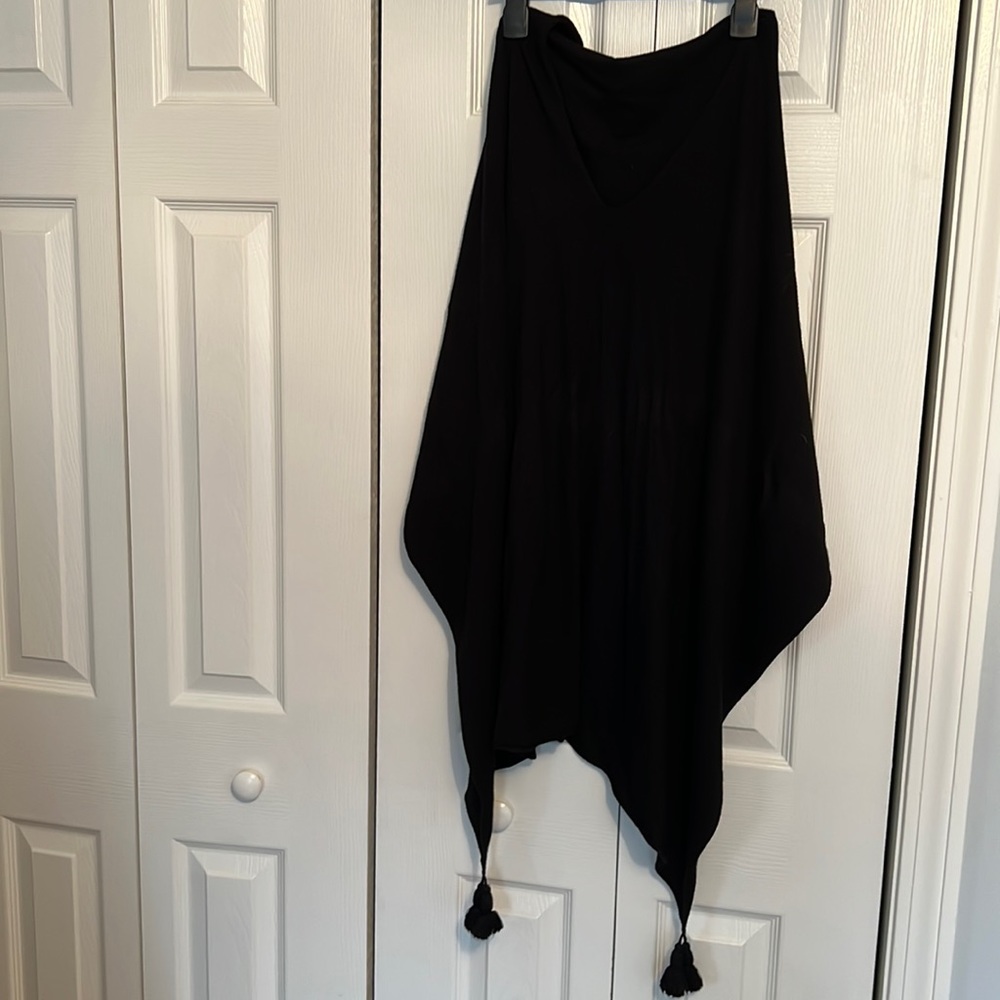 Black throw